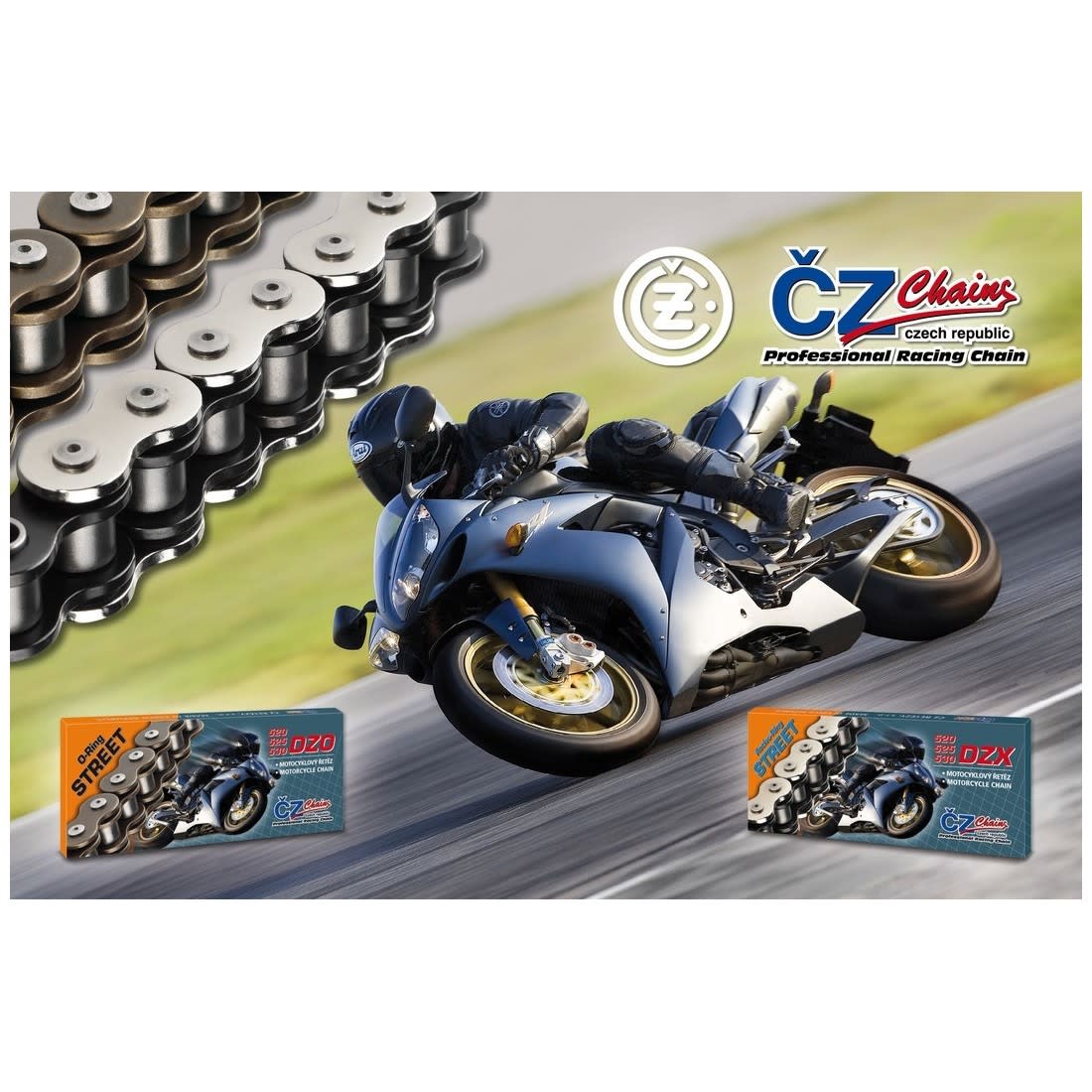 Cadena CZ Chain 525 - 124 DZX5