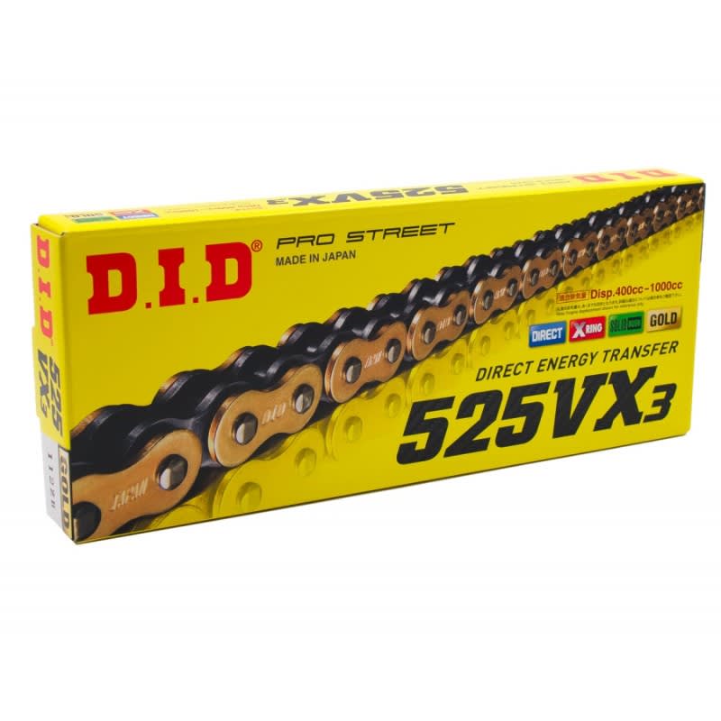 Cadena DID 525 124 eslabones1