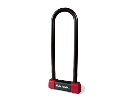 Candado U Rojo 300mm Radikal1