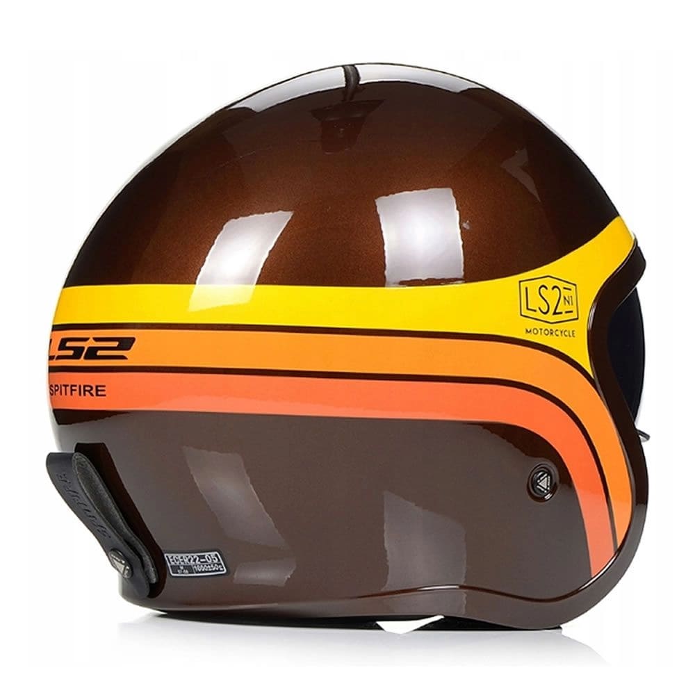 CASCO LS2 OF599 SPITFIRE II SUNRISE CAFE XL4