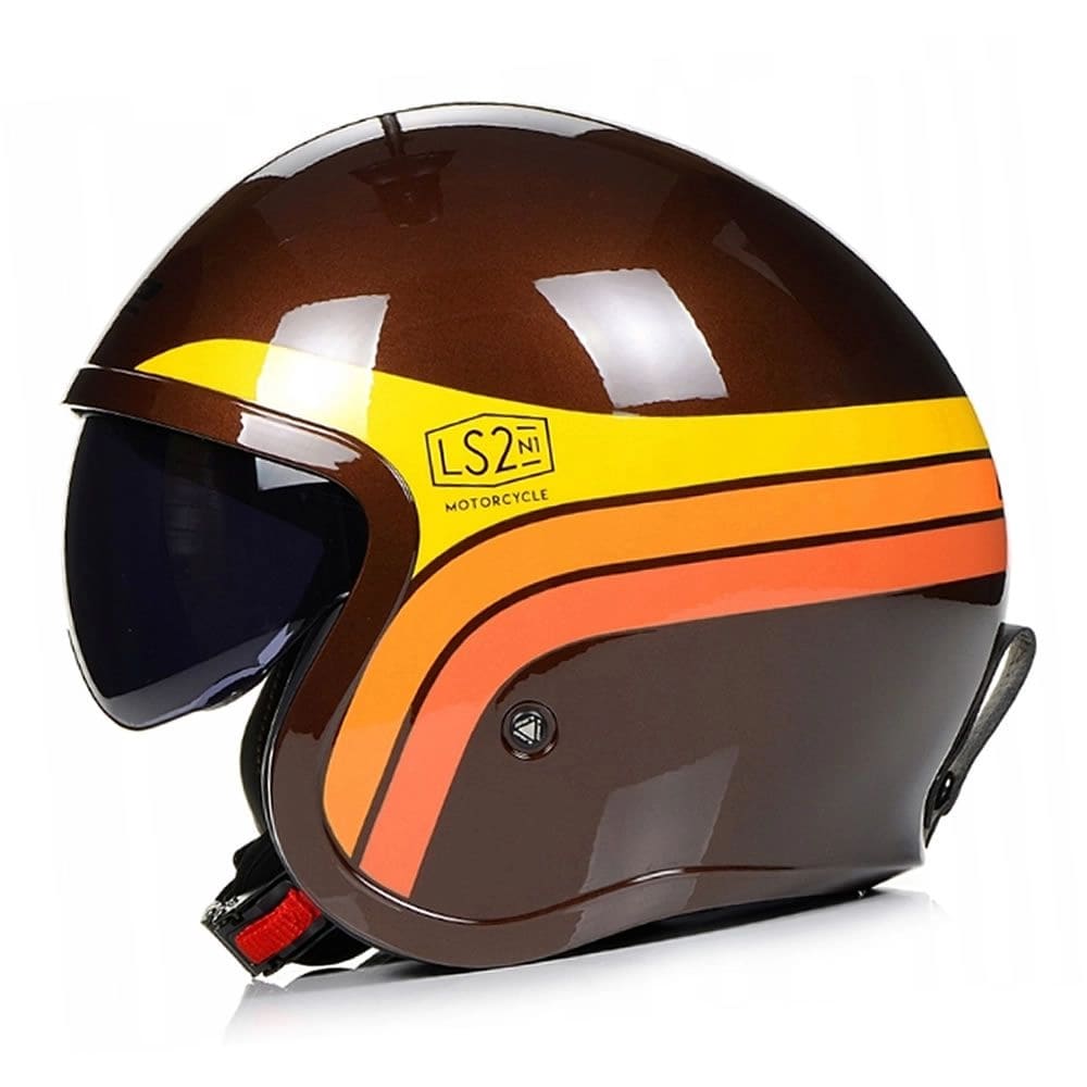 CASCO LS2 OF599 SPITFIRE II SUNRISE CAFE M2