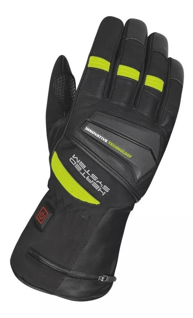 Guante  KMZ Calefaccionado Negro/Verde1