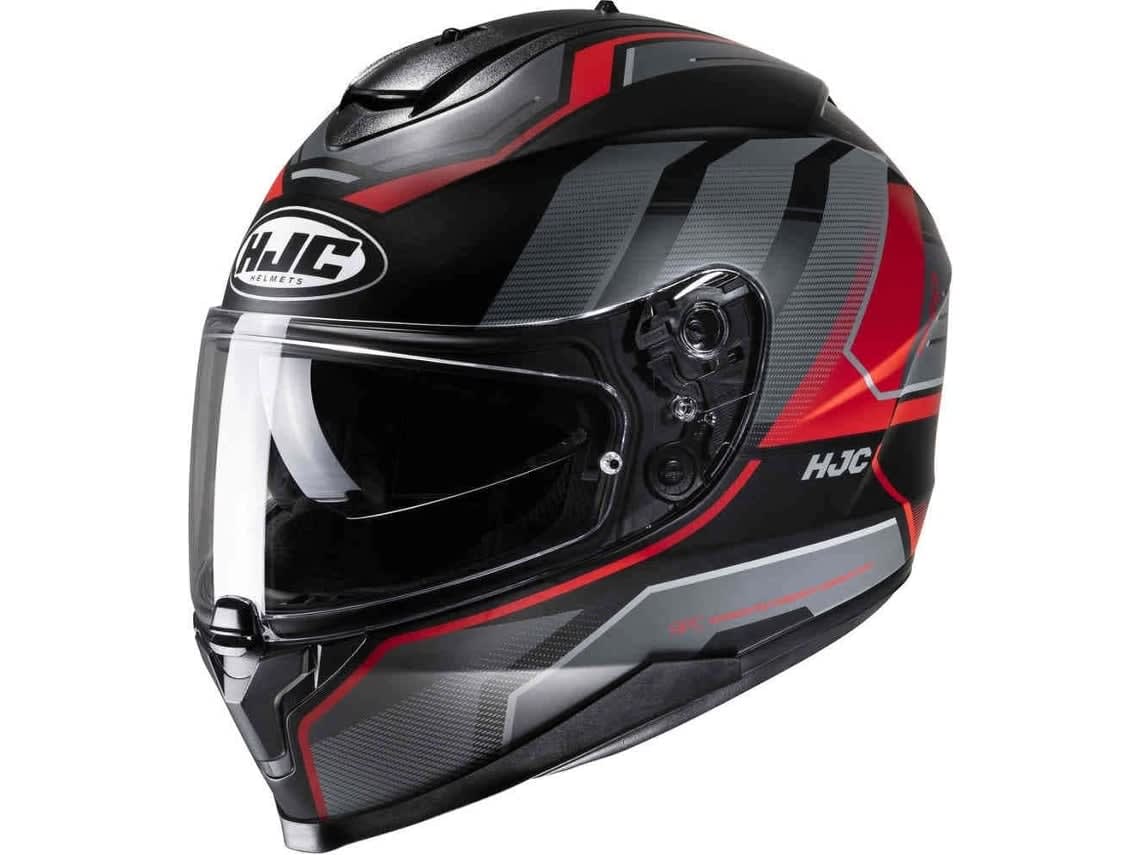 Casco HJC C70 Nian MC1SF Negro/Gris/Rojo - M1