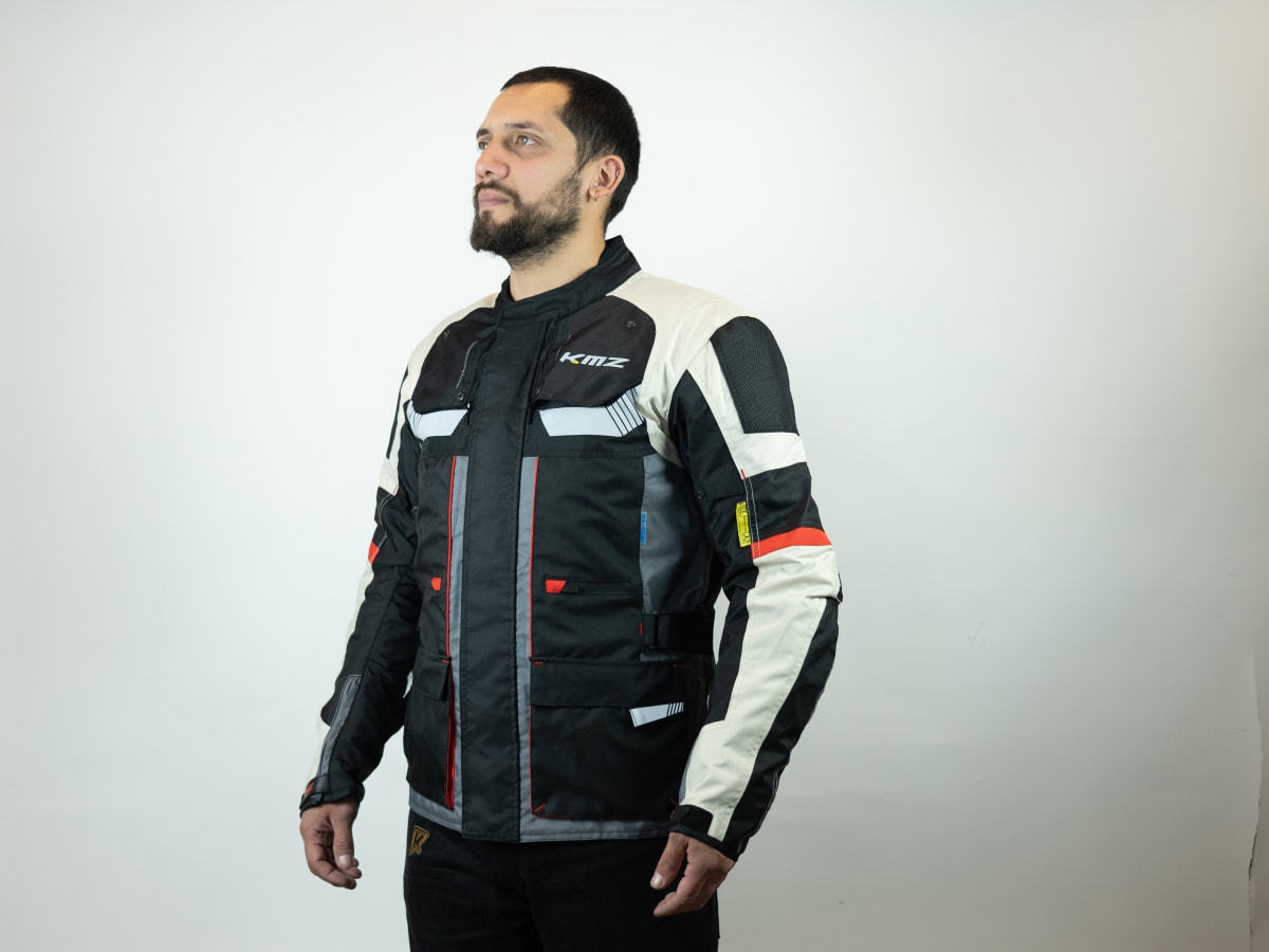 Chaqueta KMZ Endura grey negro gris2