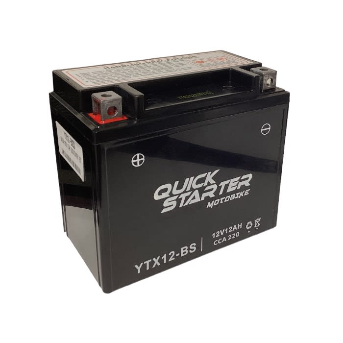 Bateria QUICK STARTER 12 AH 220 CCA  YTX12 BS1