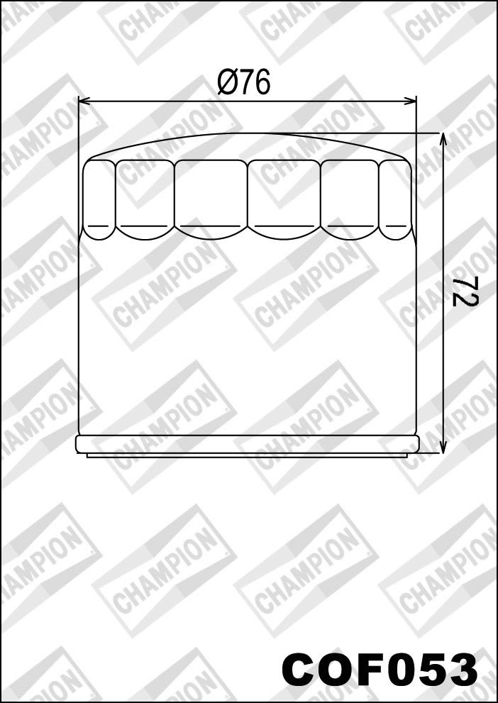 FILTRO DE ACEITE CHAMPION PARA DUCATI2