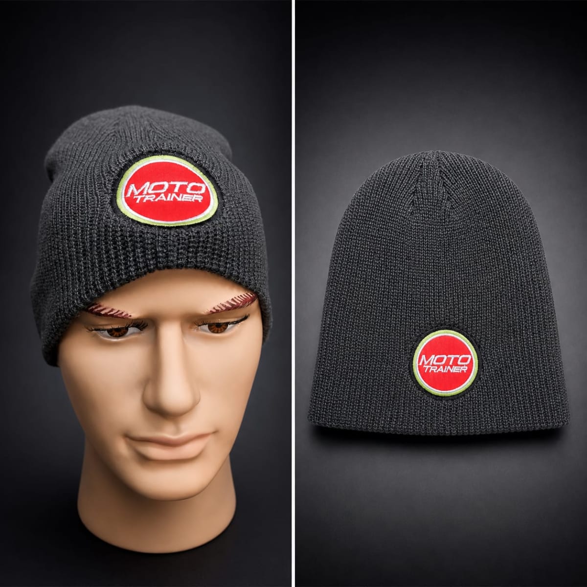 GORRO LANA GRIS MOTOTRAINER1