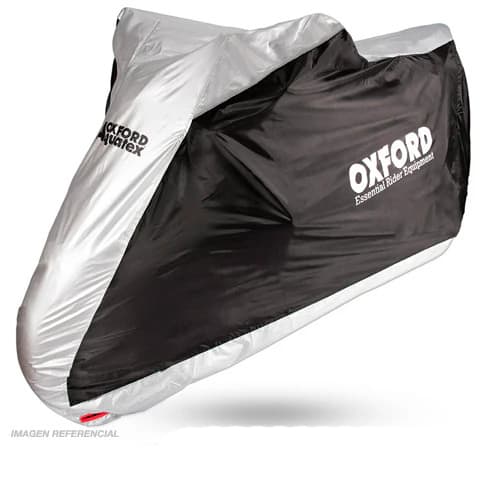 COBERTOR OXFORD AQUATEX NEGRO/GRIS MEDIUM1