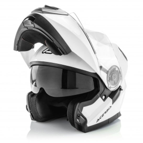 Casco integral abatible L Blanco3