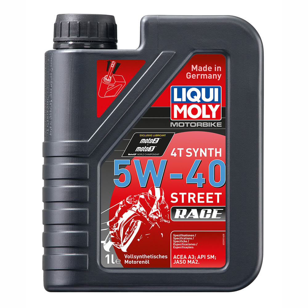 Aceite 4T  Synth 5W40 Street Race 4lt1