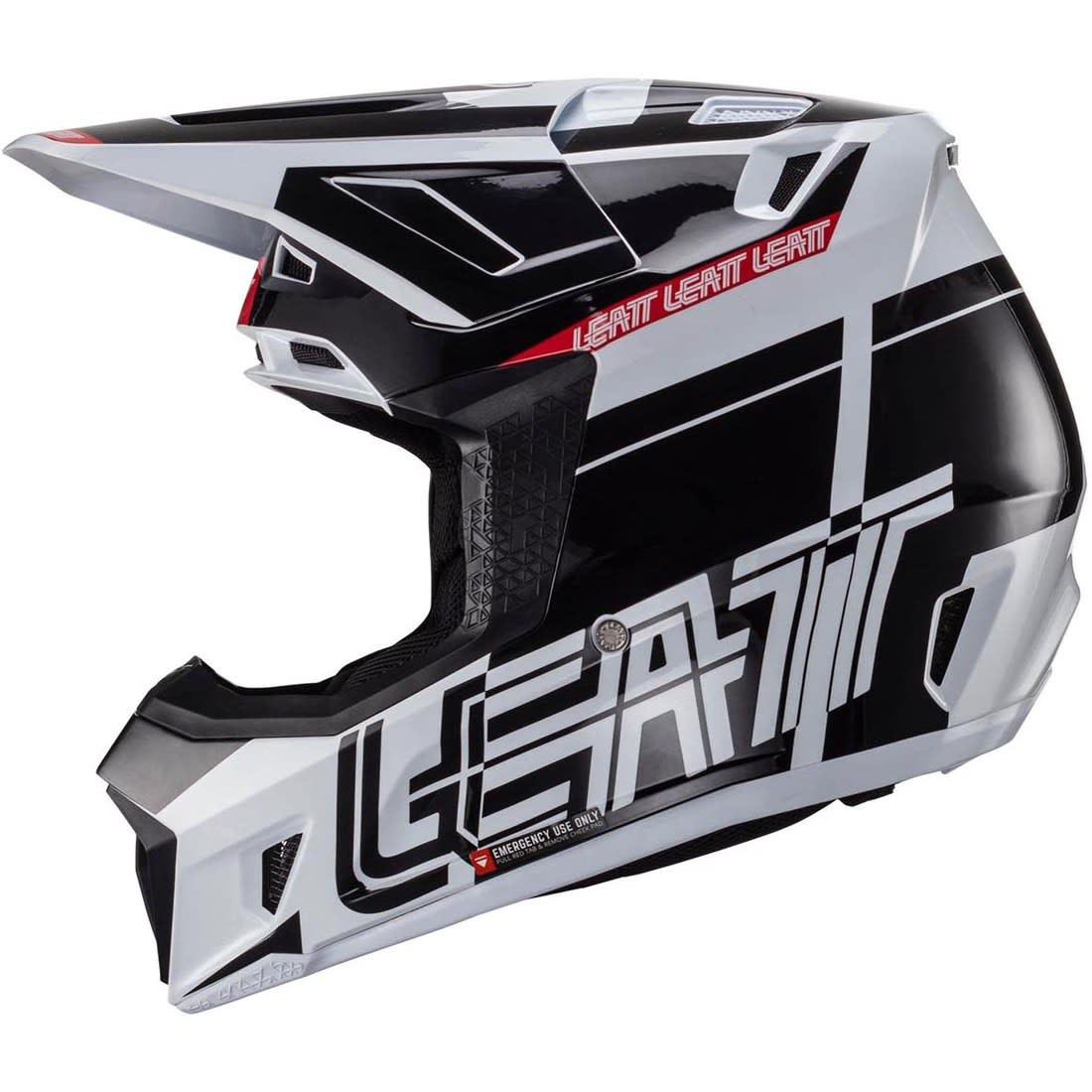 Leatt Casco Moto 7.5 Negro/Blanco S 55-56cm4