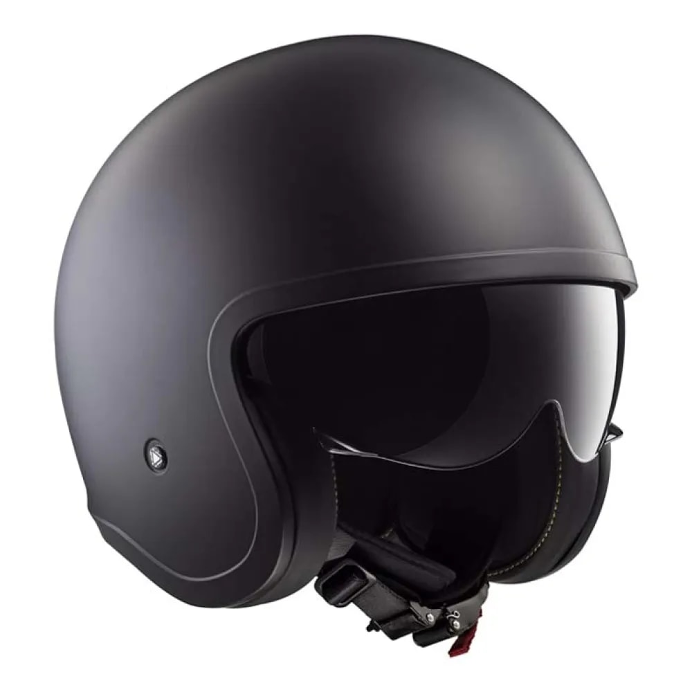 CASCO LS2 OF599 SPITFIRE II BLACK MATT S2