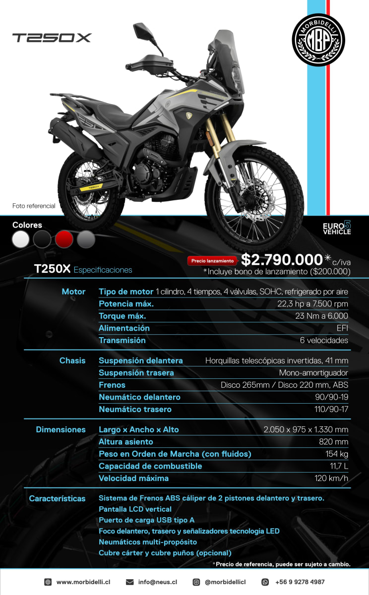MORBIDELLI T250X 20264