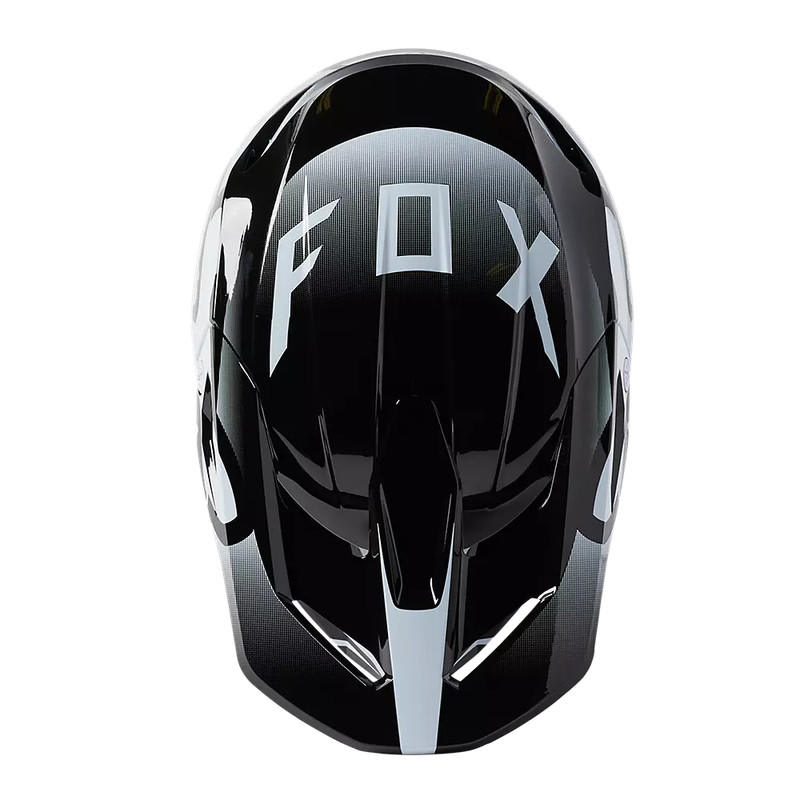 Casco FOX V1 Leed Negro Blanco4
