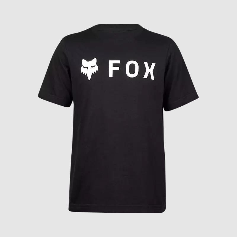 POLERA FOX M/CORTA  NEGRA NIÑO XL3
