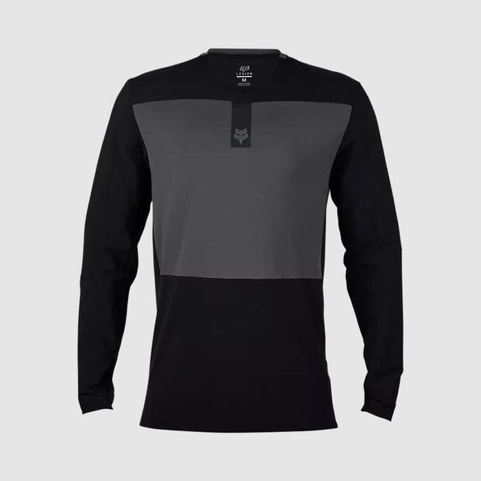 Polera Defend Off Road Manga Larga Negro Fox XL1