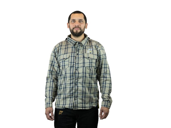 CHAQUETA KMZ MEN FLANNEL BEIGE L1