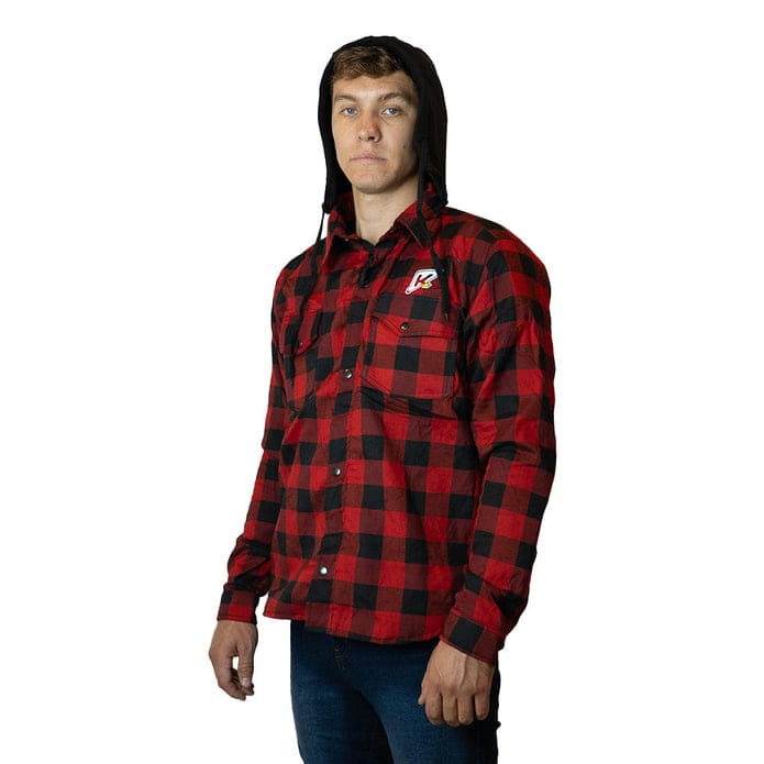 CHAQUETA KMZ FRANNEL ROJO NEGRO 2XL4