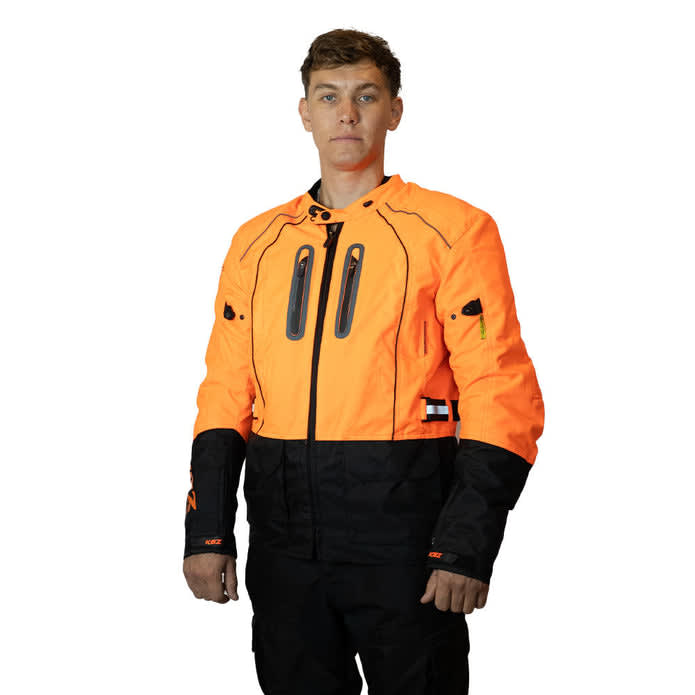 CHAQUETA LARGA KMZ SAVAGE NARANJO M2