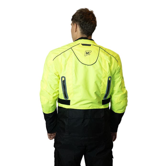 CHAQUETA LARGA KMZ SAVAGE NEGRO NEON M2