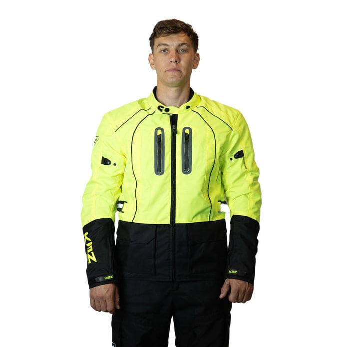 CHAQUETA LARGA KMZ SAVAGE NEGRO NEON M1