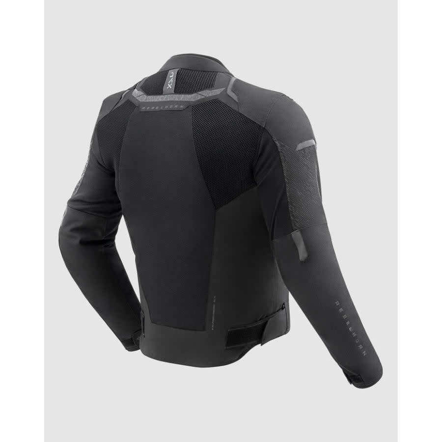 CHAQUETA CORTA REBELHORN JAX NEGRA GRIS XL2