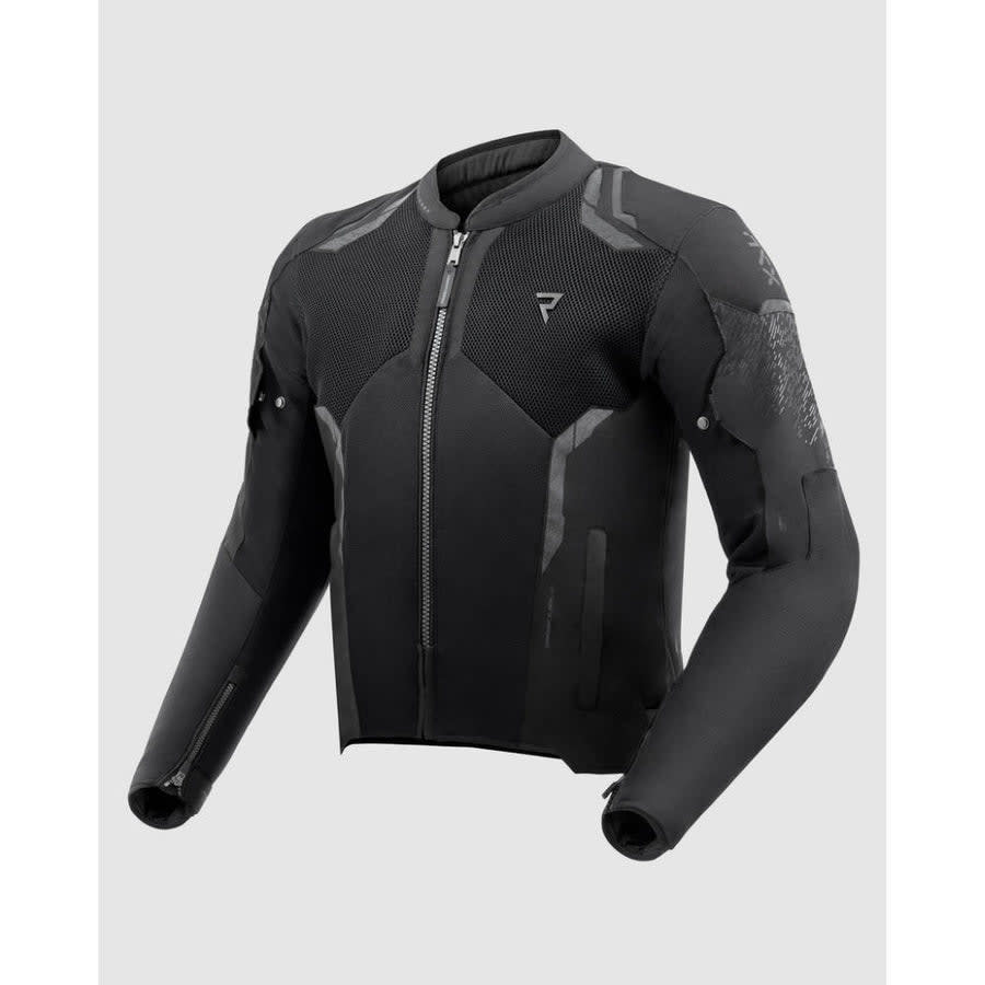 CHAQUETA CORTA REBELHORN JAX NEGRA GRIS XL1