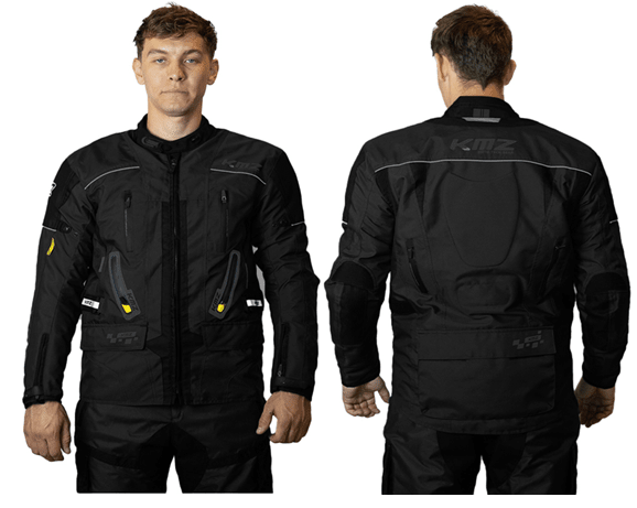 CHAQUETA LARGA KMZ PRIME  NEGRO XL1