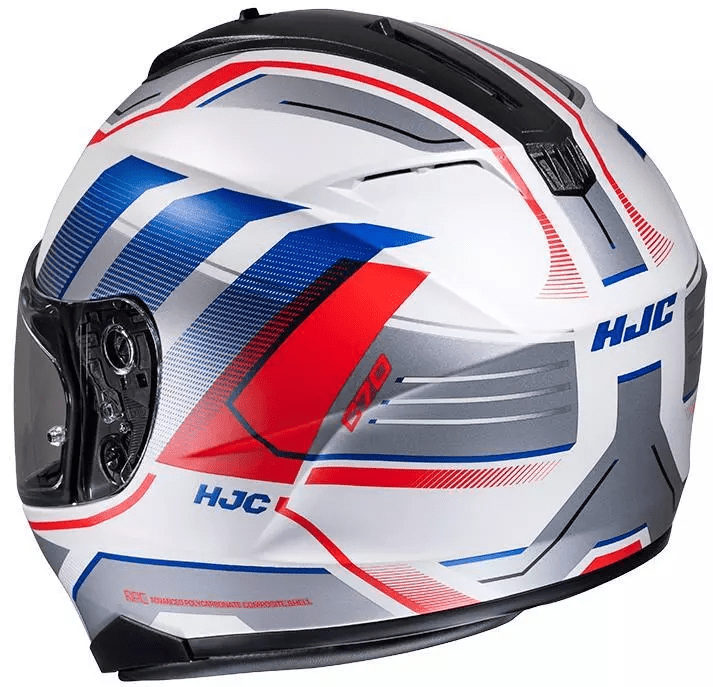 Casco HJC C70 Nian MC21SF Blanco/Azul/Rojo - XL2