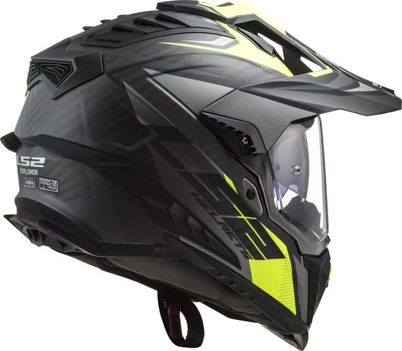 CASCO LS2 MX701CARBON FOCUS TITA. AMARILLO MATE  T-M3