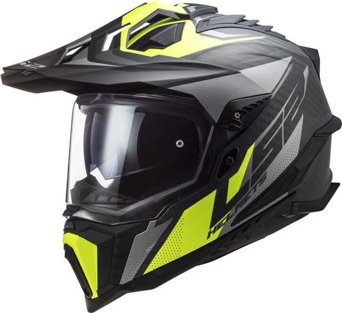 CASCO LS2 MX701CARBON FOCUS TITA. AMARILLO MATE  T-M1