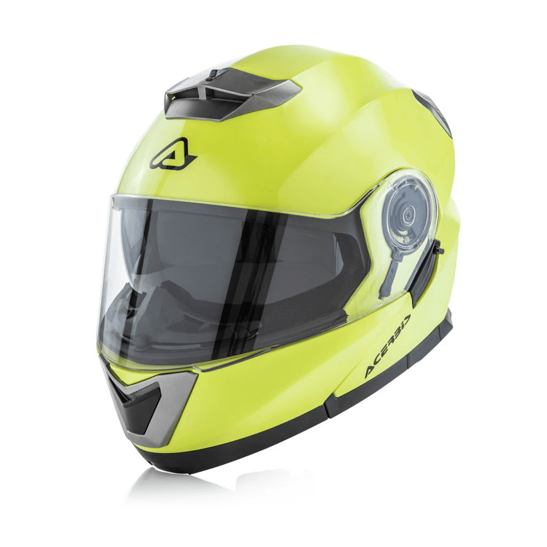 Casco integral abatible L Amarillo1