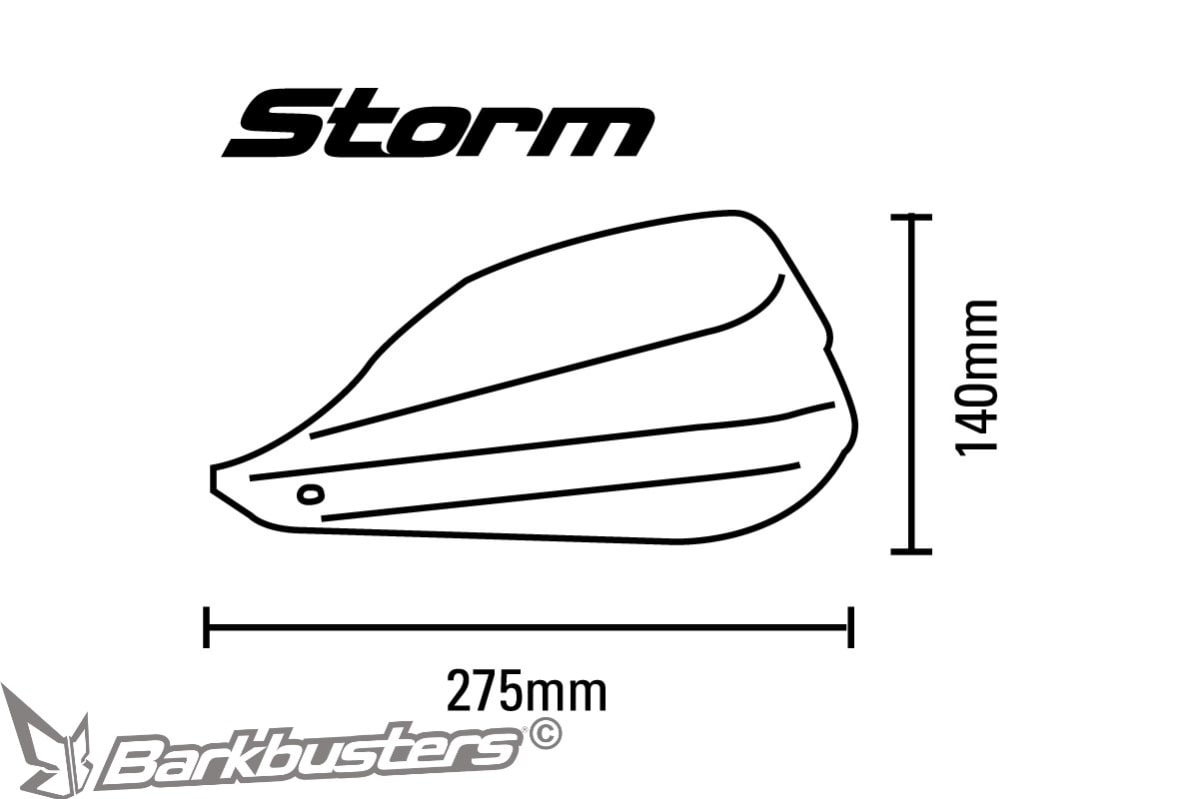 BARKBUSTERS- HOJAS PLASTICAS STORM (NEGRO)3
