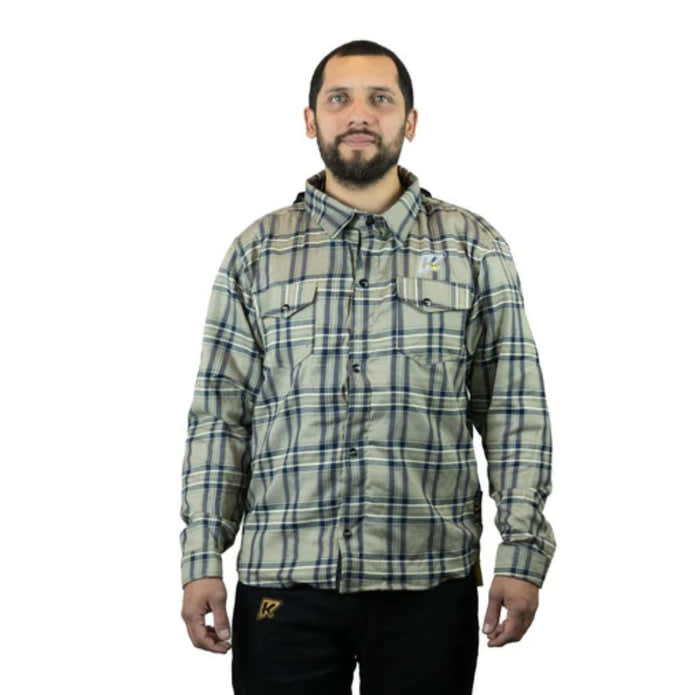 CHAQUETA KMZ MEN FLANNEL BEIGE XL1