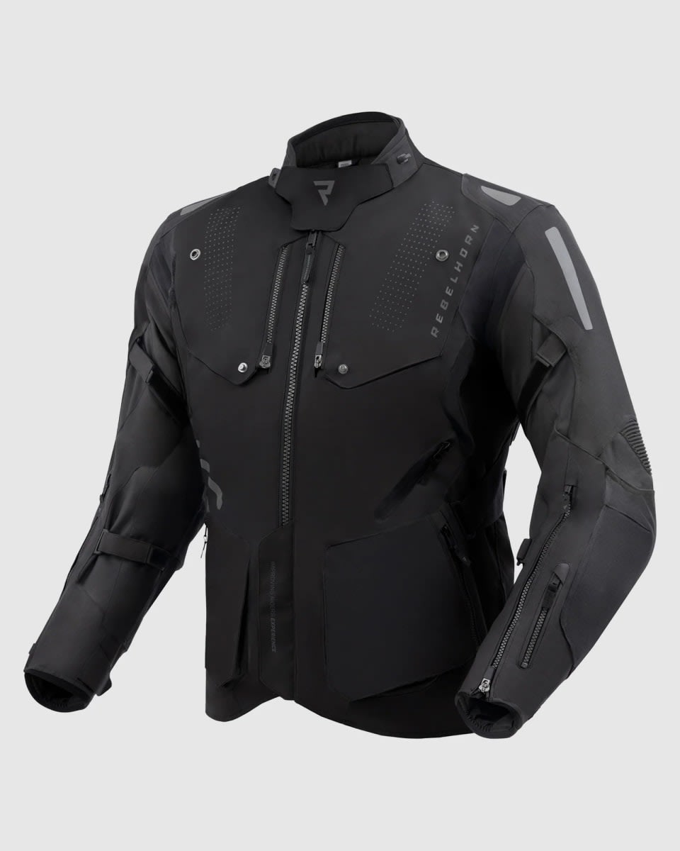 CHAQUETA CORTA REBELHORN HIKER 4 NEGRA MUJER DM1