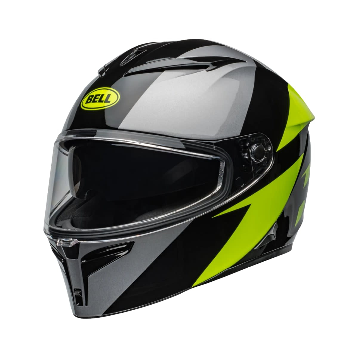 Casco Bell Lithium Shear Gris Amarillo M2