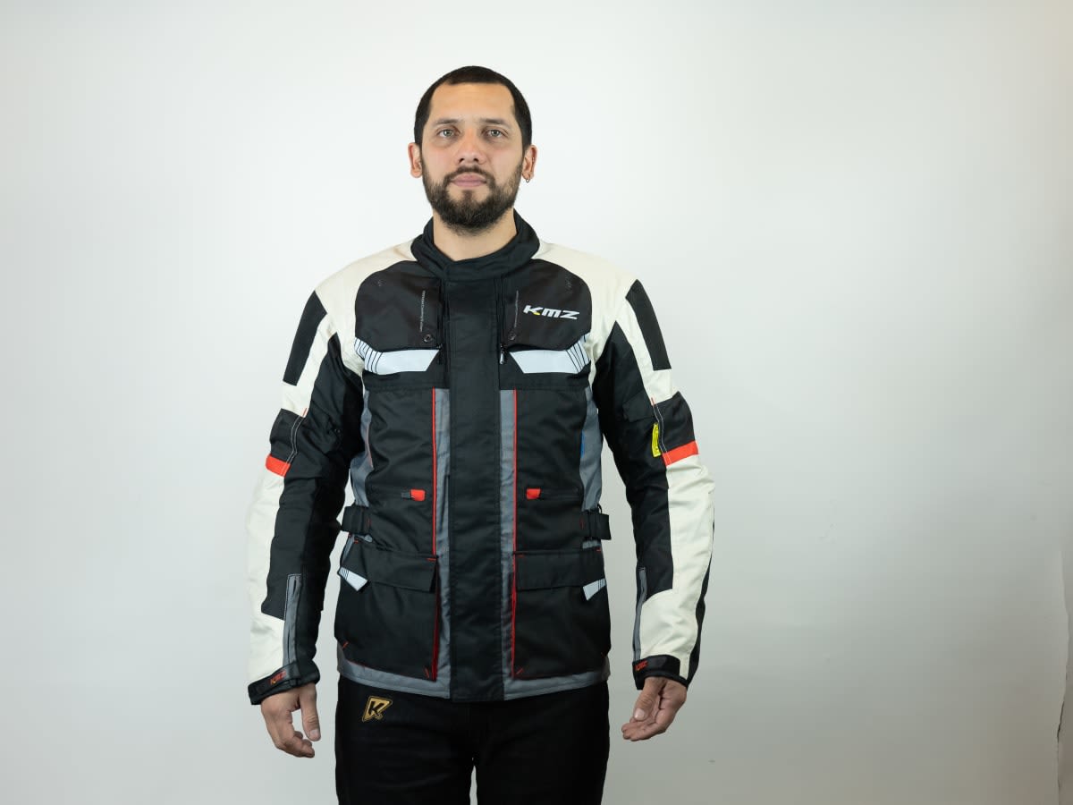 Chaqueta KMZ Endura grey negro Blanco XL1
