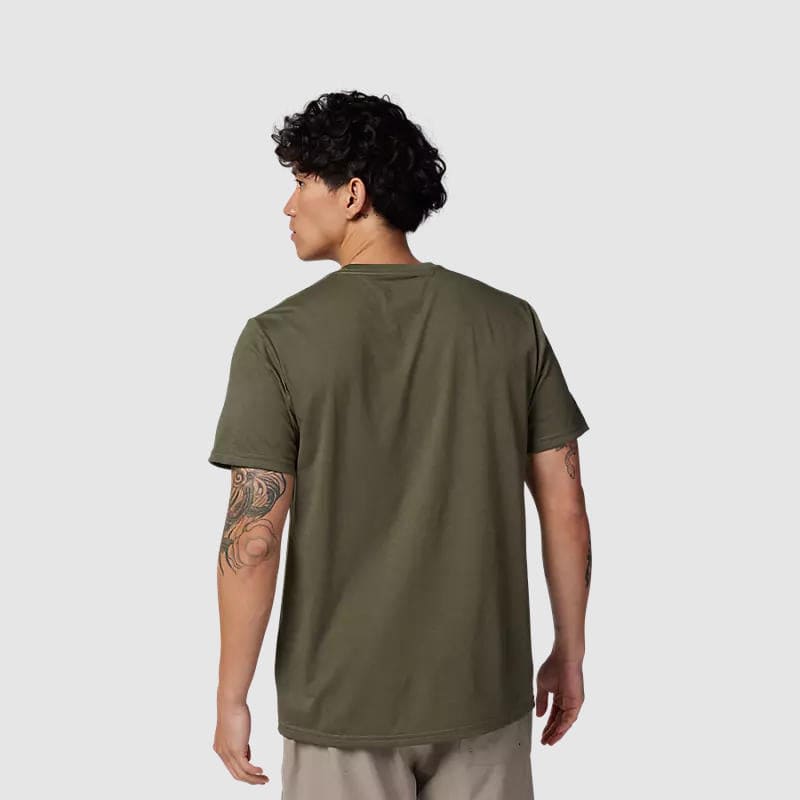POLERA FOX M/CORTA NON STOP VERDE OLIVA XL2