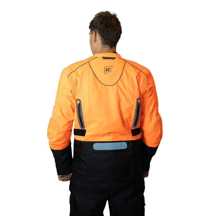 CHAQUETA LARGA KMZ SAVAGE NARANJO L3