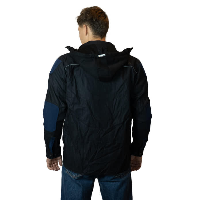 CHAQUETA KMZ FLANNEL STREETFLOW S NEGRO3