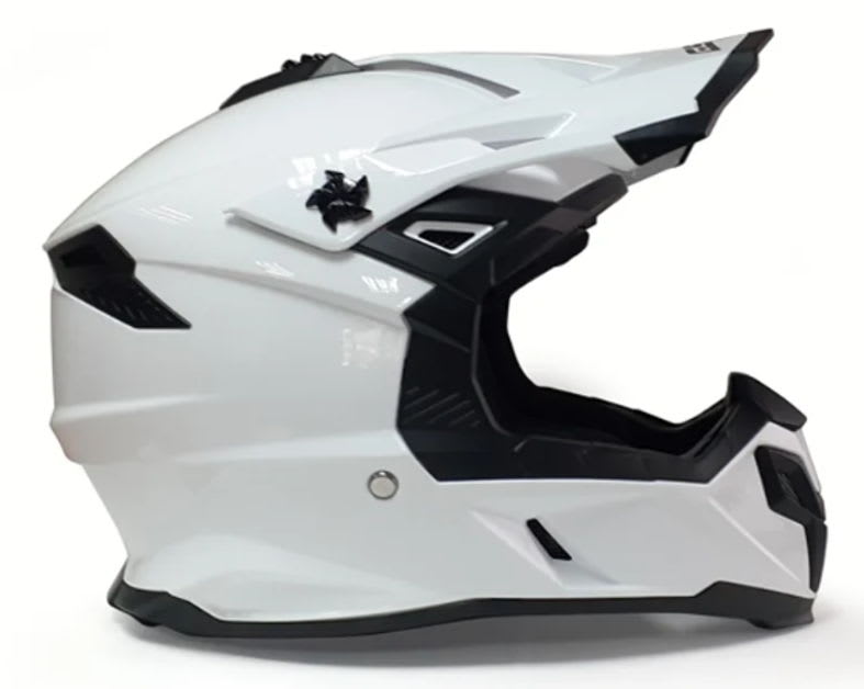 Casco MX blanco enduro GSB S1