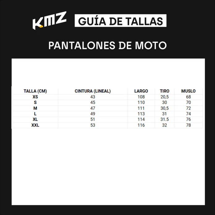 PANTALON KMZ PRIME NEGRO M3