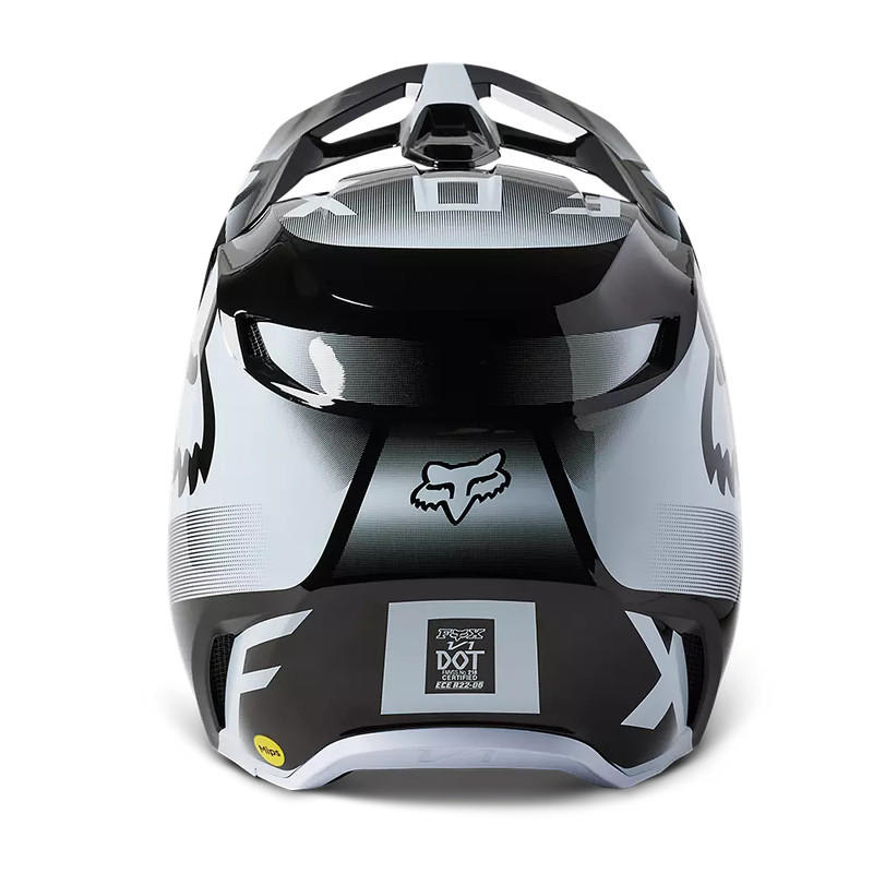Casco FOX V1 Leed Negro Blanco | MOTOTRAINER