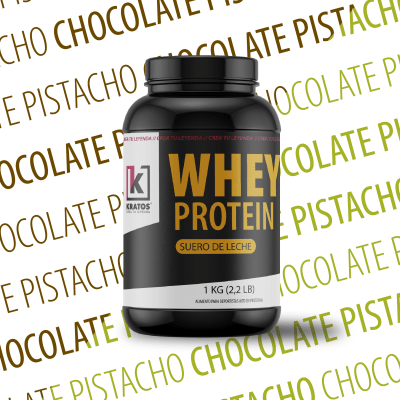 WHEY PROTEIN  SABOR CHOCOLATE PISTACHO
