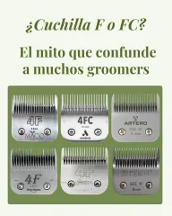 26/13 - Cuchilla F vs FC en peluquería canina: ¿son lo mismo?