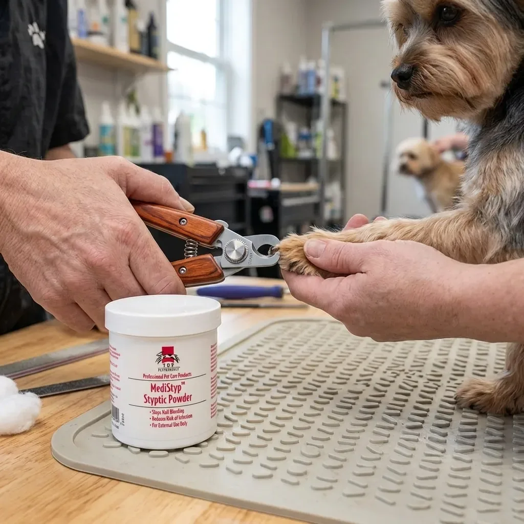26/11 - Polvo hemostático en peluquería canina: qué es, cómo usarlo y errores a evitar