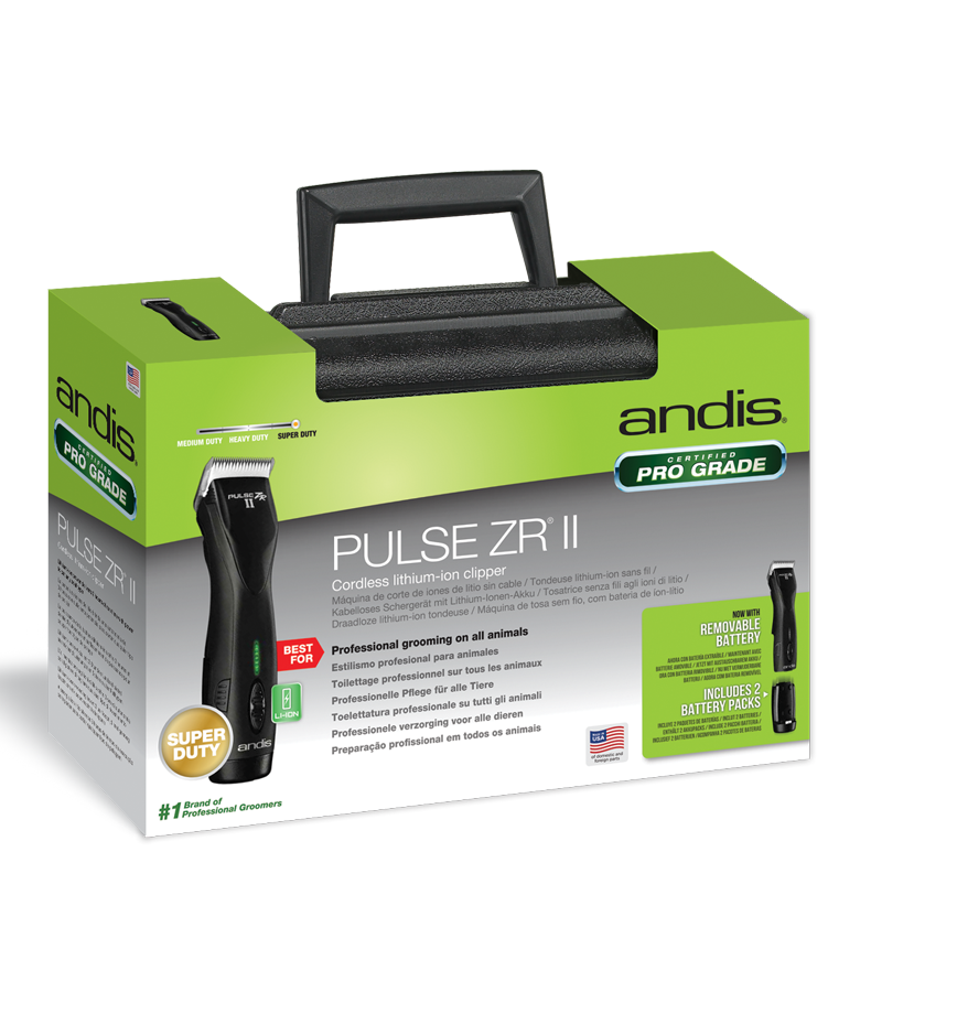 MÁQUINA ANDIS PULSE ZR II BLACK La Casa del Peluquero Canino