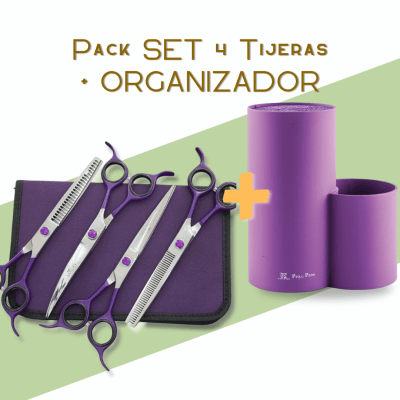 Pack Set 4 Tijeras 7.5