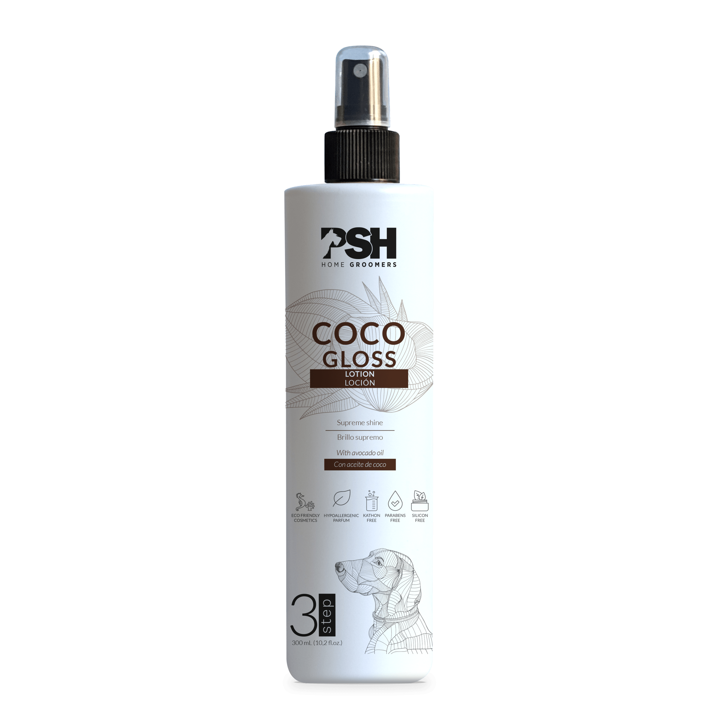 LOCIÓN PSH HOME COCO GLOSS | La Casa del Peluquero Canino