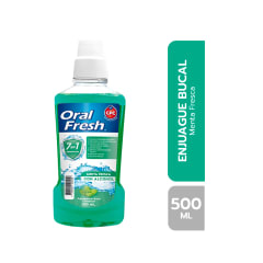 Oral Fresh Enjuague Bucal 500ml Menta Fresca Precio Chile | Colutorio Refrescante y Cuidado Bucal